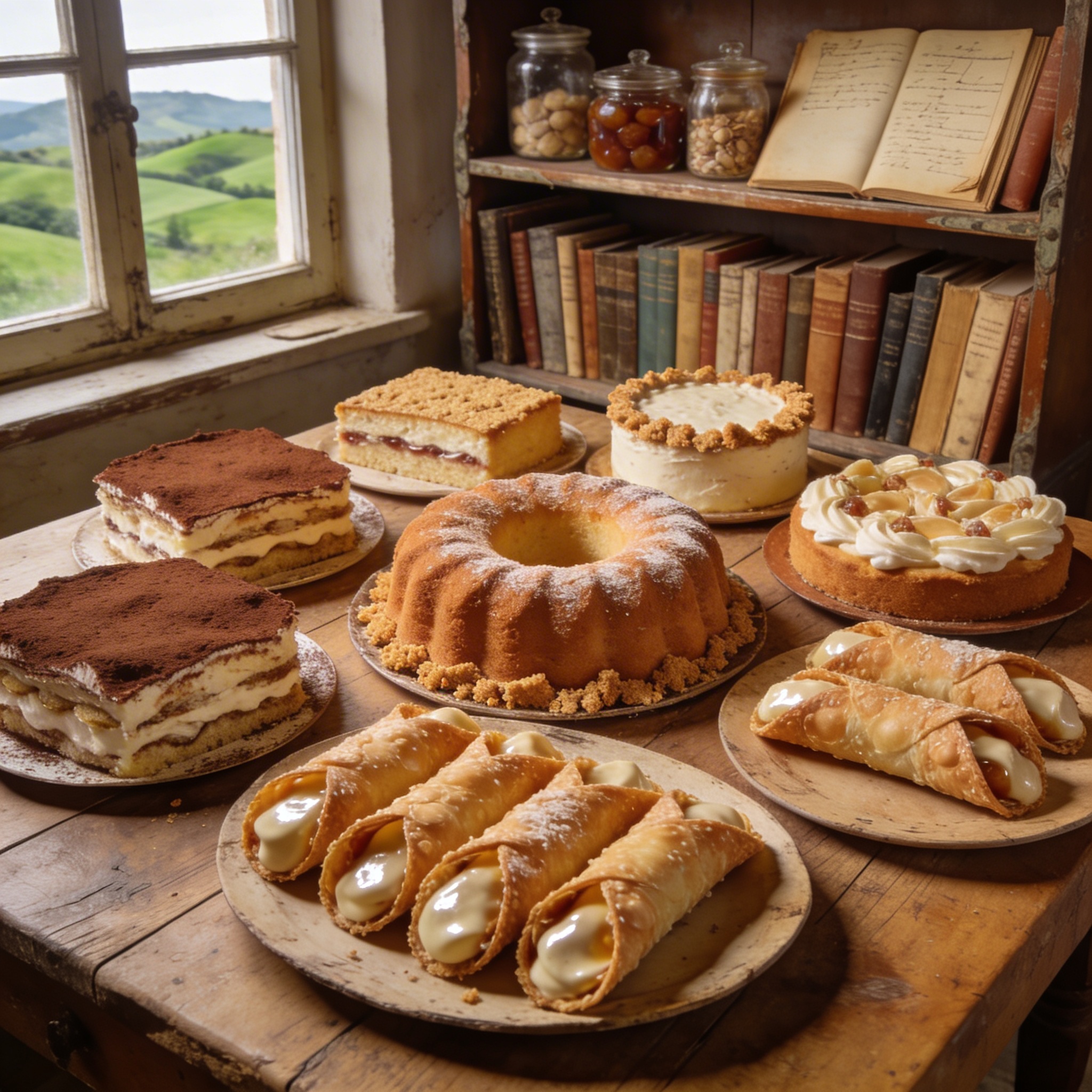 Italian Grandmothers’ Oven Cakes & Countryside Dessert Library